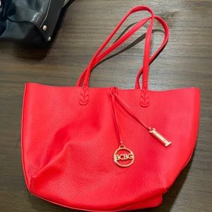 BCBG Bright Red Tote